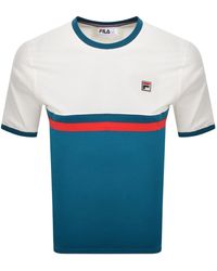 Fila - Randy T Shirt Deep Lagoon - Lyst