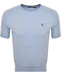 Ralph Lauren - Short Sleeve Knit Jumper - Lyst