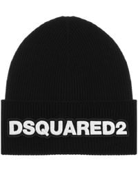 DSquared² - Knit Beanie Hat - Lyst