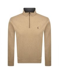 Ralph Lauren - Half Zip Sweatshirt - Lyst
