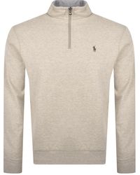 Ralph Lauren - Quarter Zip Sweatshirt - Lyst