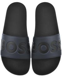 BOSS BUSINESS - Boss Aryeh Sliders Dark - Lyst