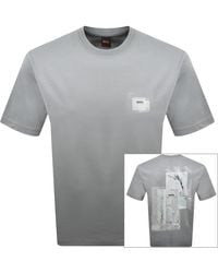 BOSS - Boss Te Frame T Shirt Open - Lyst