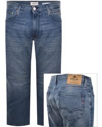 Replay - Aideen Straight Fit Jeans Medium - Lyst