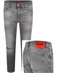 HUGO - 634 Tapered Fit Jeans Medium - Lyst