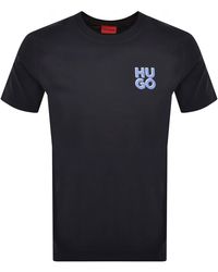 HUGO - Dimoniti T Shirt - Lyst