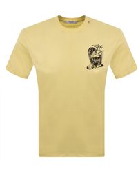 Replay - Logo Graphic T Shirt Pale - Lyst