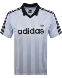 adidas Originals - Jersey Polo T Shirt - Lyst
