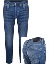 G-Star - G-Star 3301 Slim Fit Jeans Mid Wash - Lyst