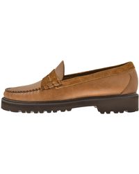 G.H. Bass & Co. - Weejun Larson Leather Loafers Mid - Lyst