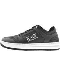 EA7 - Emporio Armani Logo Trainers - Lyst