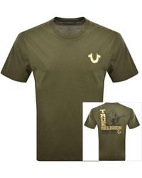 TRUE RELIGION - Intersecting T Shirt - Lyst