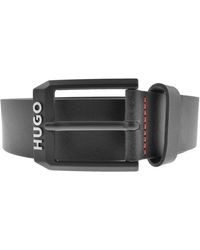 HUGO - Gelio Leather Belt - Lyst