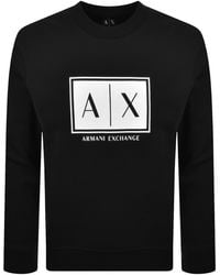 ARMANI EXCHANGE - Logo Sweatshirt - Lyst