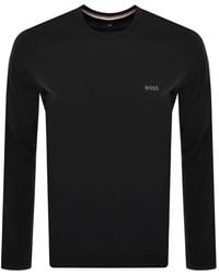 BOSS BUSINESS - Boss Long Sleeve Logo T Shirt - Lyst