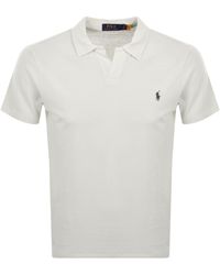 Ralph Lauren - Open Collar Polo T Shirt - Lyst