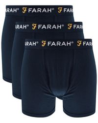 Farah - Aveleer 3 Pack Boxer Shorts - Lyst