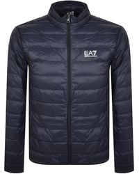 EA7 - Emporio Armani Quilted Jacket - Lyst