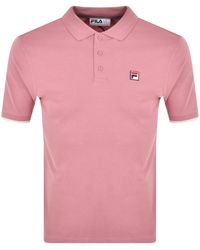 Fila - Tipped Rib Basic Polo T Shirt - Lyst
