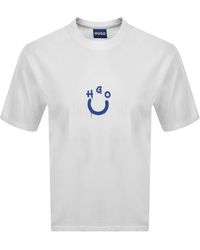 HUGO - Happy Hugo Logo T Shirt - Lyst