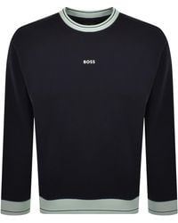 BOSS - Boss We Blocks Sweatshirt - Lyst