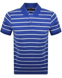 Tommy Hilfiger - Stripe Polo T Shirt Fizzy - Lyst