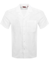 HUGO - Short Sleeved Ellino Shirt - Lyst