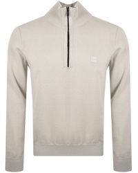 BOSS - Boss Kanobix Half Zip Jumper - Lyst