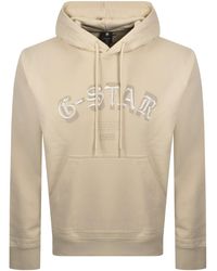 G-Star - Logo Hoodie - Lyst