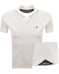 Replay - Short Sleeved Polo T Shirt - Lyst