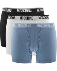 Moschino - Underwear 3 Pack Trunks - Lyst