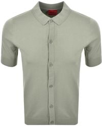 HUGO - San Paco Knit Shirt - Lyst