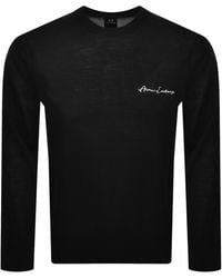 ARMANI EXCHANGE - Wool Blend Knit Jumper - Lyst