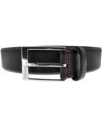 HUGO - Gellot Leather Belt - Lyst