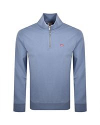 Levi's - Original Quarter Zip Sweatshirt - Lyst