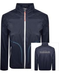 Napapijri - Cloudy Windbreaker Jacket Marine - Lyst