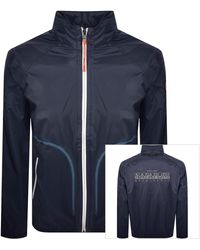 Napapijri - Cloudy Windbreaker Jacket Marine - Lyst