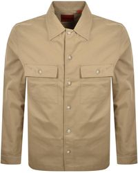 HUGO - Epoldo Overshirt Jacket - Lyst