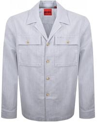 HUGO - Egalo Overshirt Jacket - Lyst