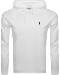 Ralph Lauren - Long Sleeved Hooded T Shirt - Lyst