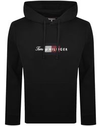 Tommy Hilfiger - Script Flag Hoodie - Lyst