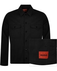 HUGO - Enalu Overshirt Jacket - Lyst