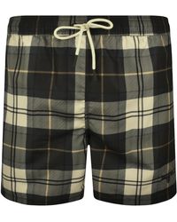Barbour - Staple Tartan Swim Shorts - Lyst