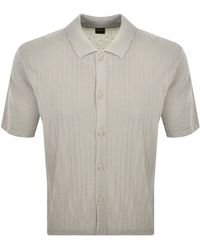BOSS - Boss Amicino Knit Polo T Shirt Open - Lyst