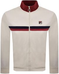 Fila - Fila Enrico Terry Stripe Track Top - Lyst