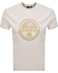 Napapijri - Logo Short Sleeve T Shirt - Lyst
