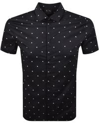 ARMANI EXCHANGE - Ax Pattern Shirt Deep - Lyst
