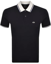 ARMANI EXCHANGE - Slim Fit Polo T Shirt - Lyst