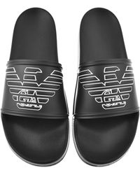 Armani - Emporio Logo Sliders - Lyst