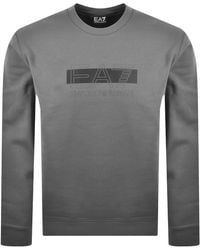 EA7 - Emporio Armani Logo Sweatshirt - Lyst